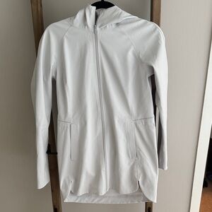 Lululemon Athletica White Zip-Up Jacket